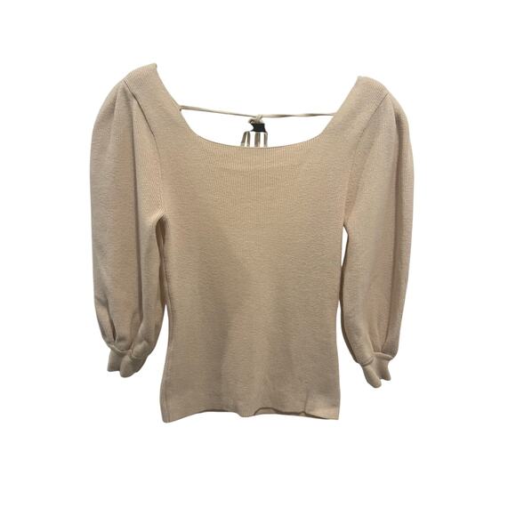 BA&SH Savannah ribbed cotton-blend sweater Size 0 - Picture 3 of 4